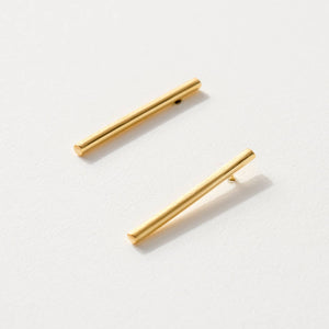 Bar Stud Earrings