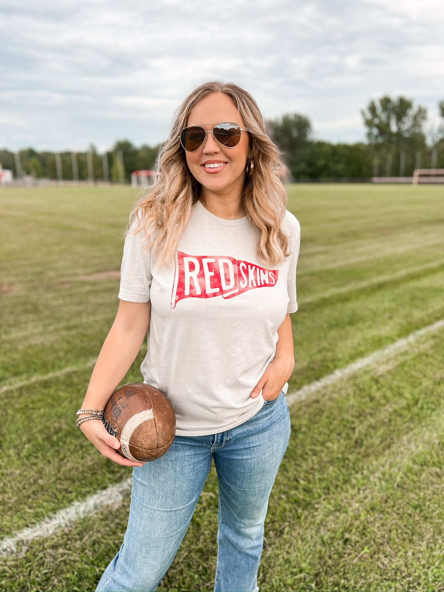 Redskins Pennant Tee - 2024 Wapak Spirit Tee!