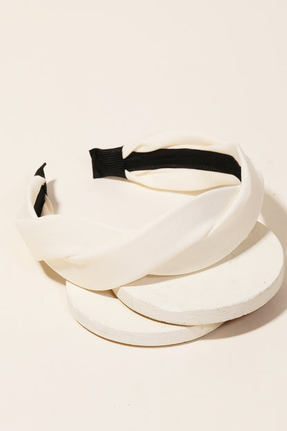 Ivory Twist Headband