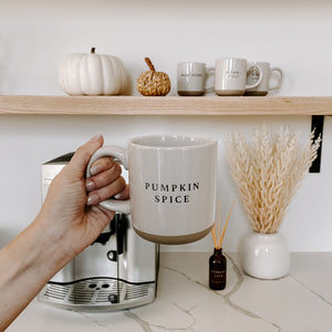 Pumpkin Spice Stoneware Coffee Mug