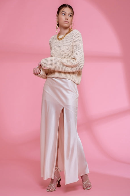 Oatmeal Knit Sweater