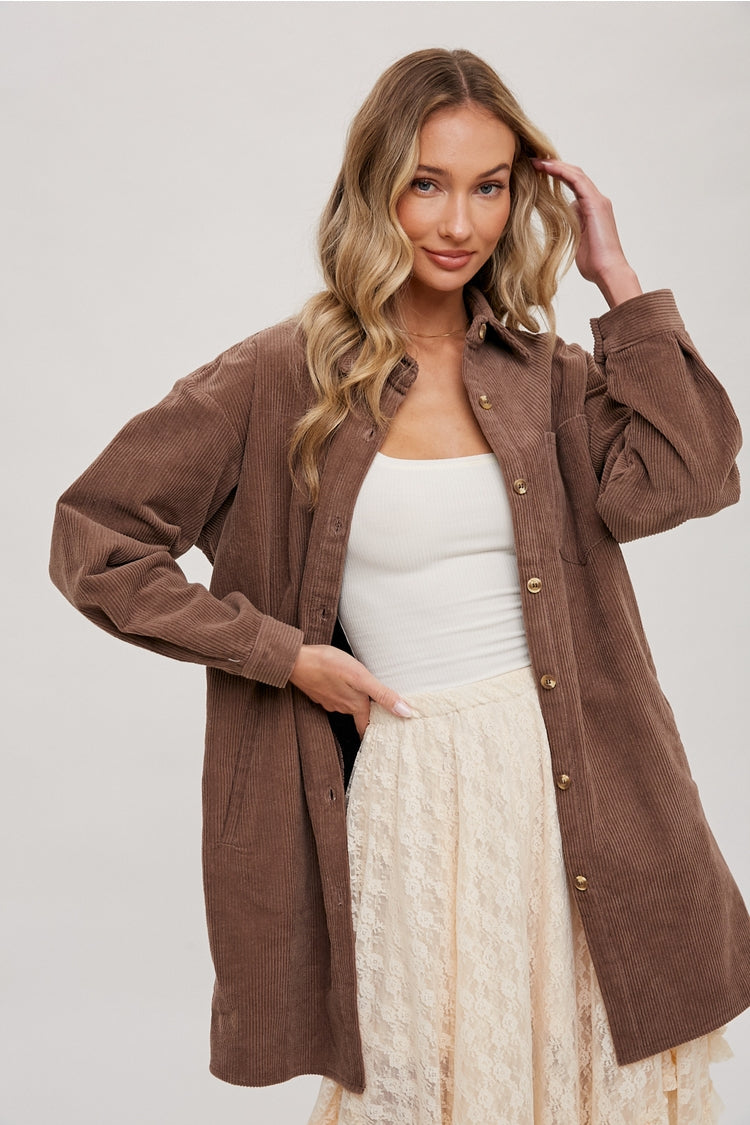 Coco Oversized Corduroy Jacket