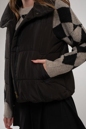 Zip Up Puffer Vest