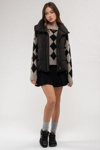 Zip Up Puffer Vest