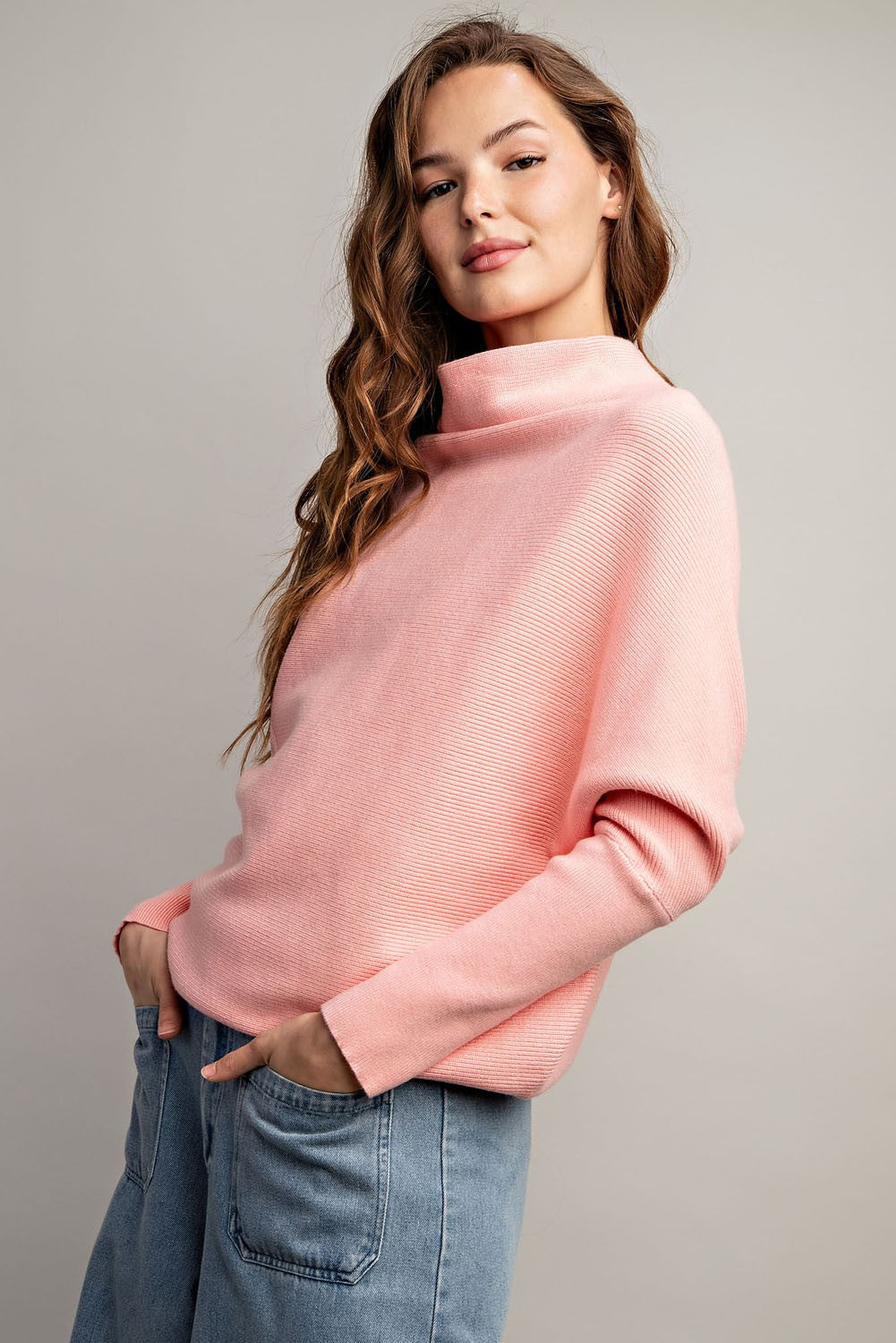 Light Pink Slouch Sweater