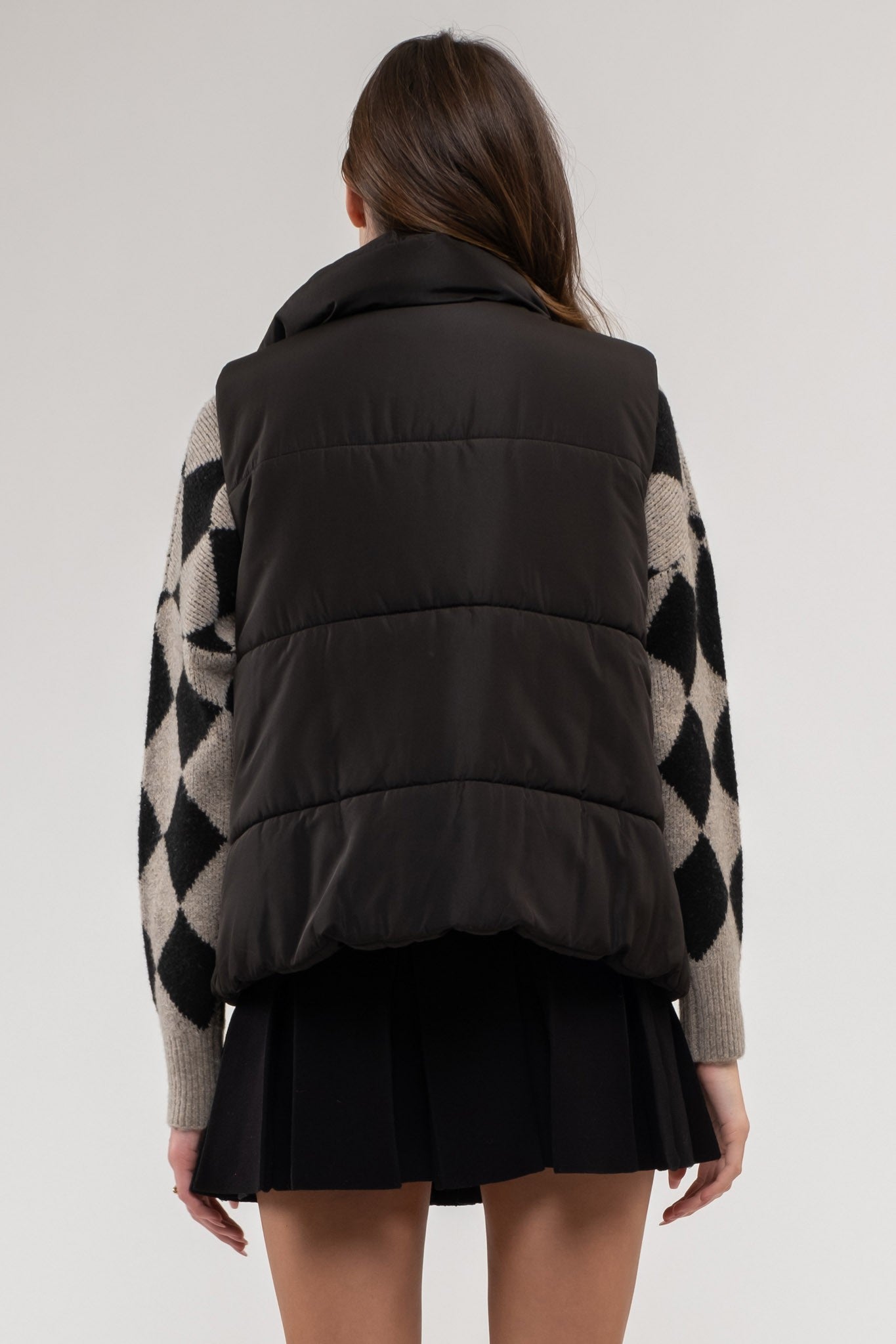 Zip Up Puffer Vest