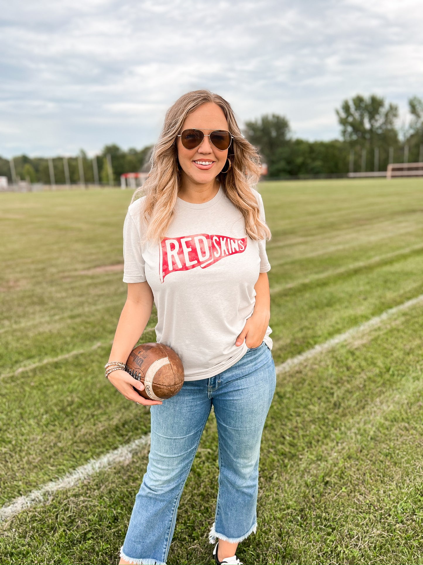 Redskins Pennant Tee - 2024 Wapak Spirit Tee!