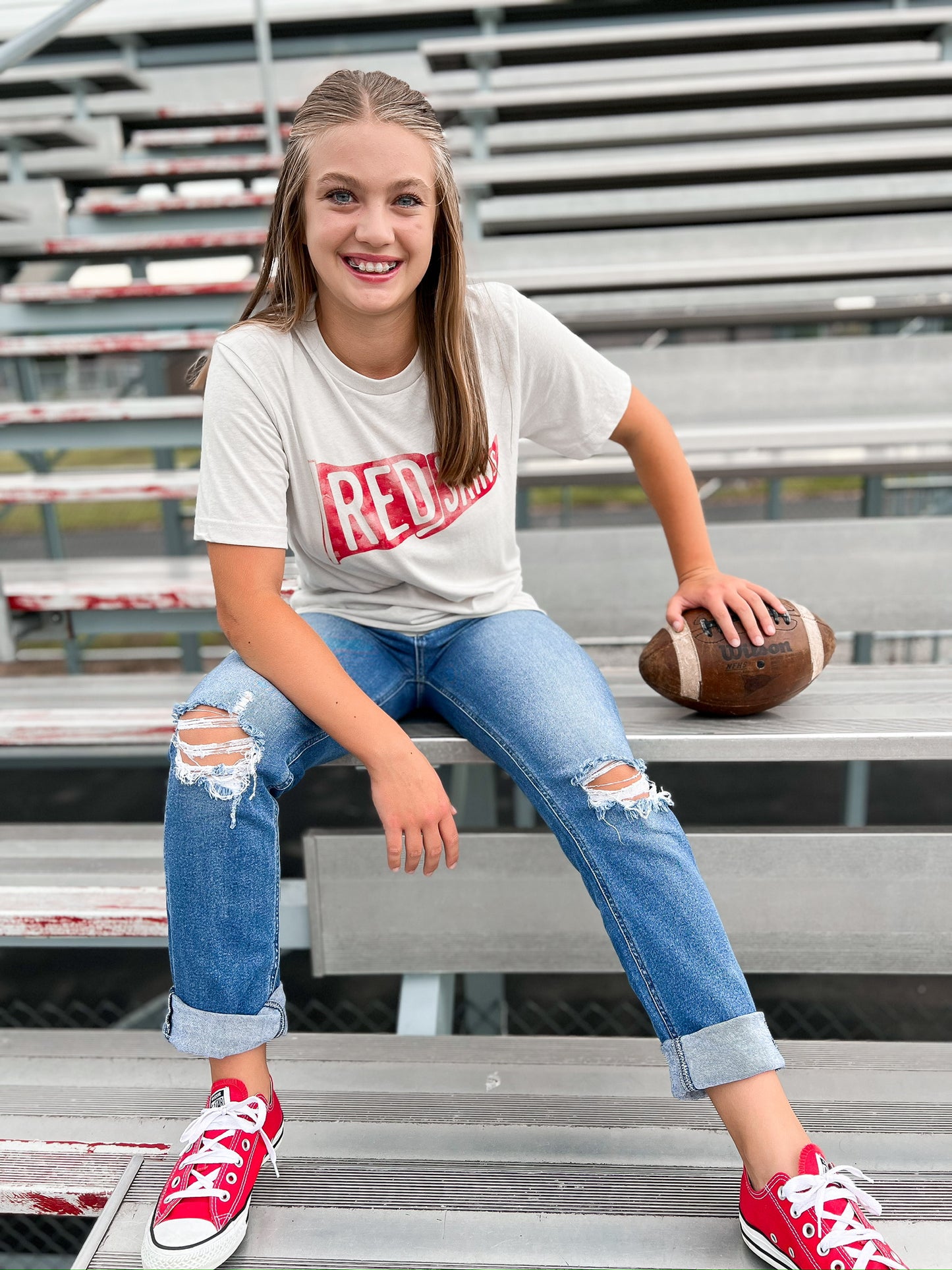 Redskins Pennant Tee - 2024 Wapak Spirit Tee!