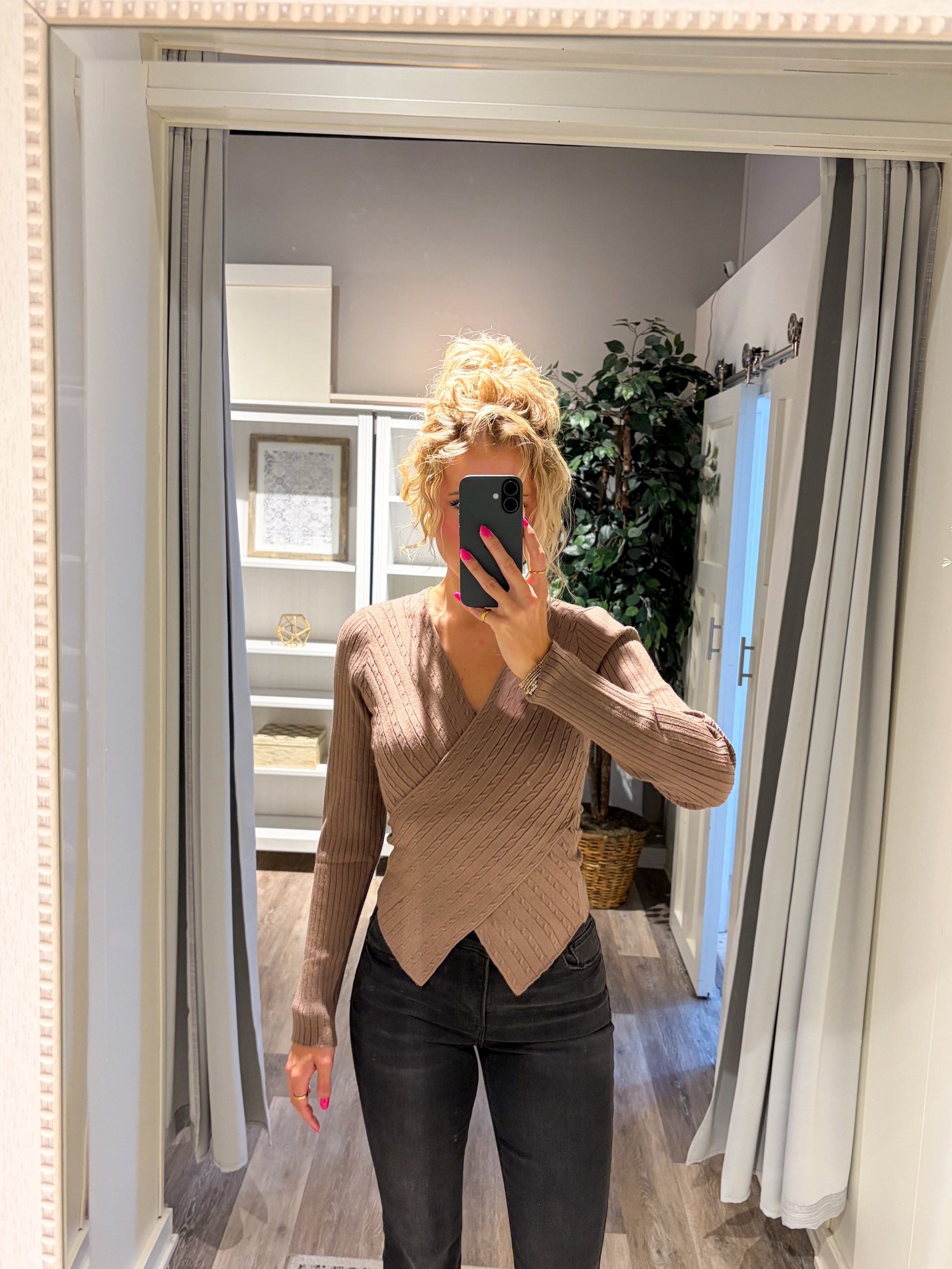The Willow Wrap Top
