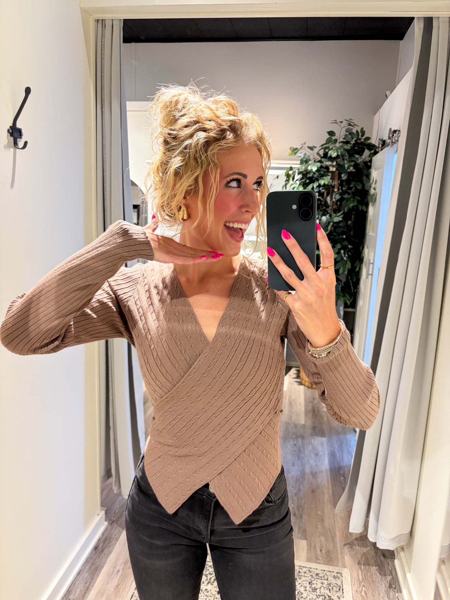 The Willow Wrap Top