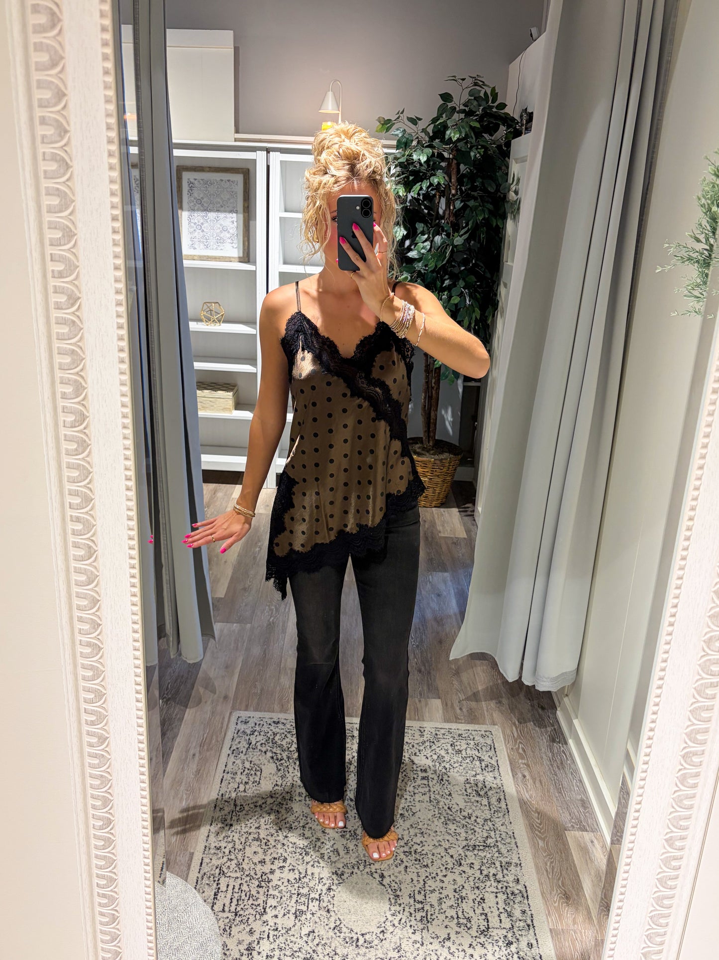 Midnight Muse Lace Tank