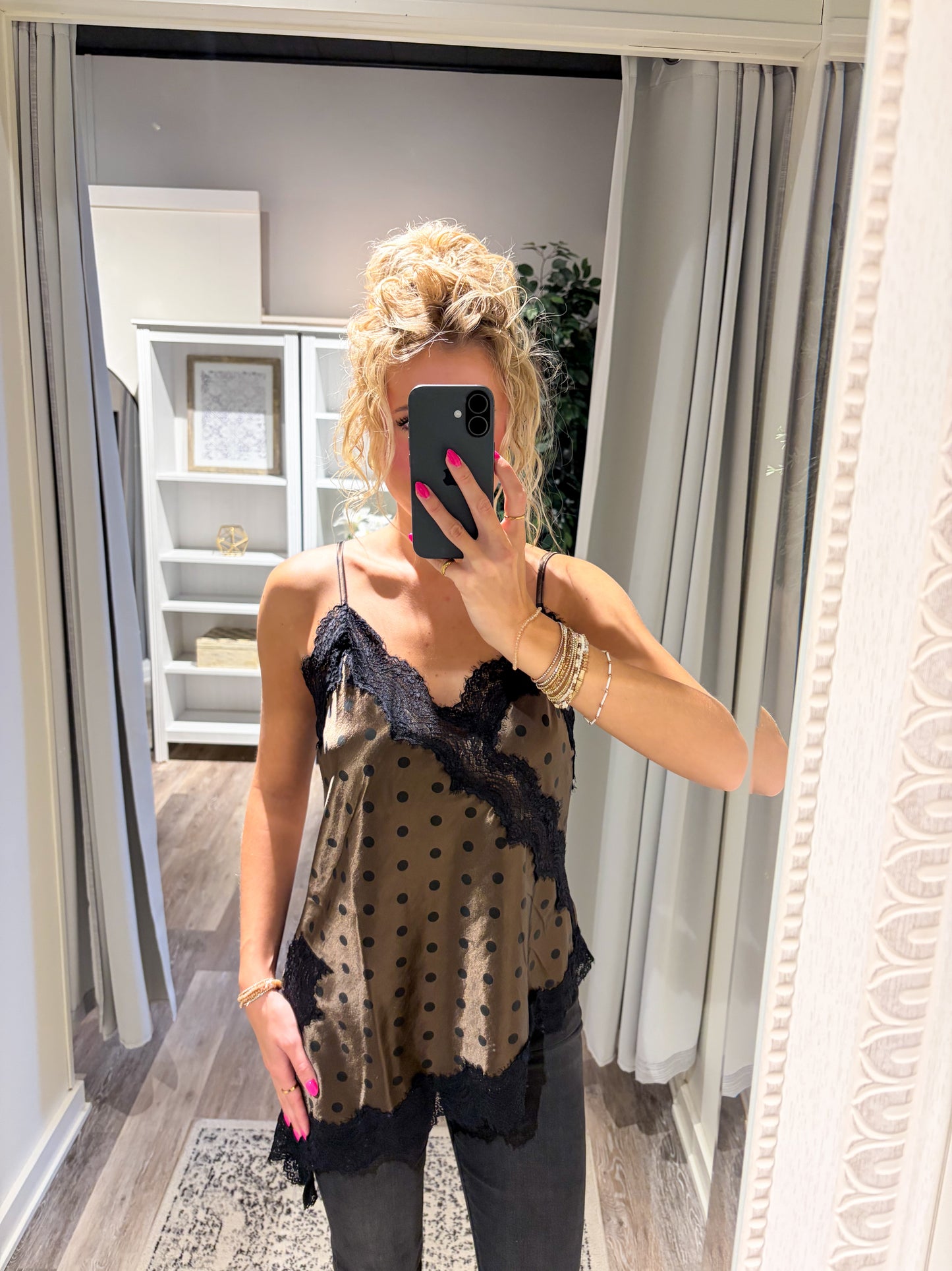 Midnight Muse Lace Tank