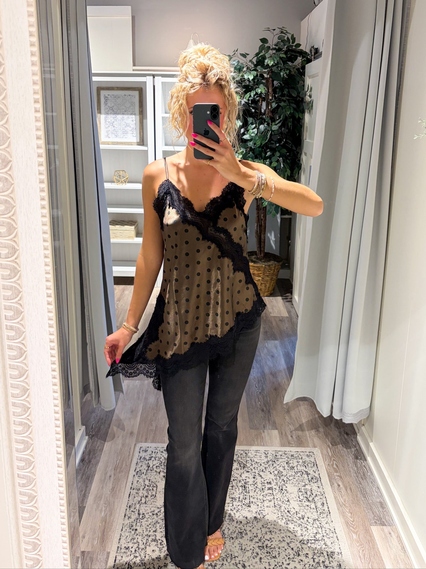 Midnight Muse Lace Tank