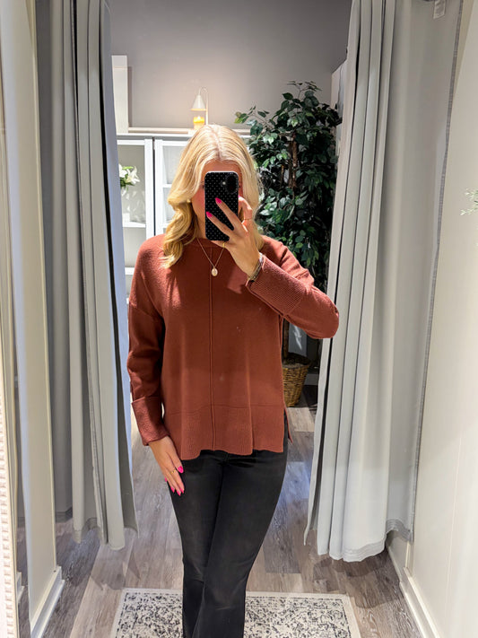 Fired Brick Sweater