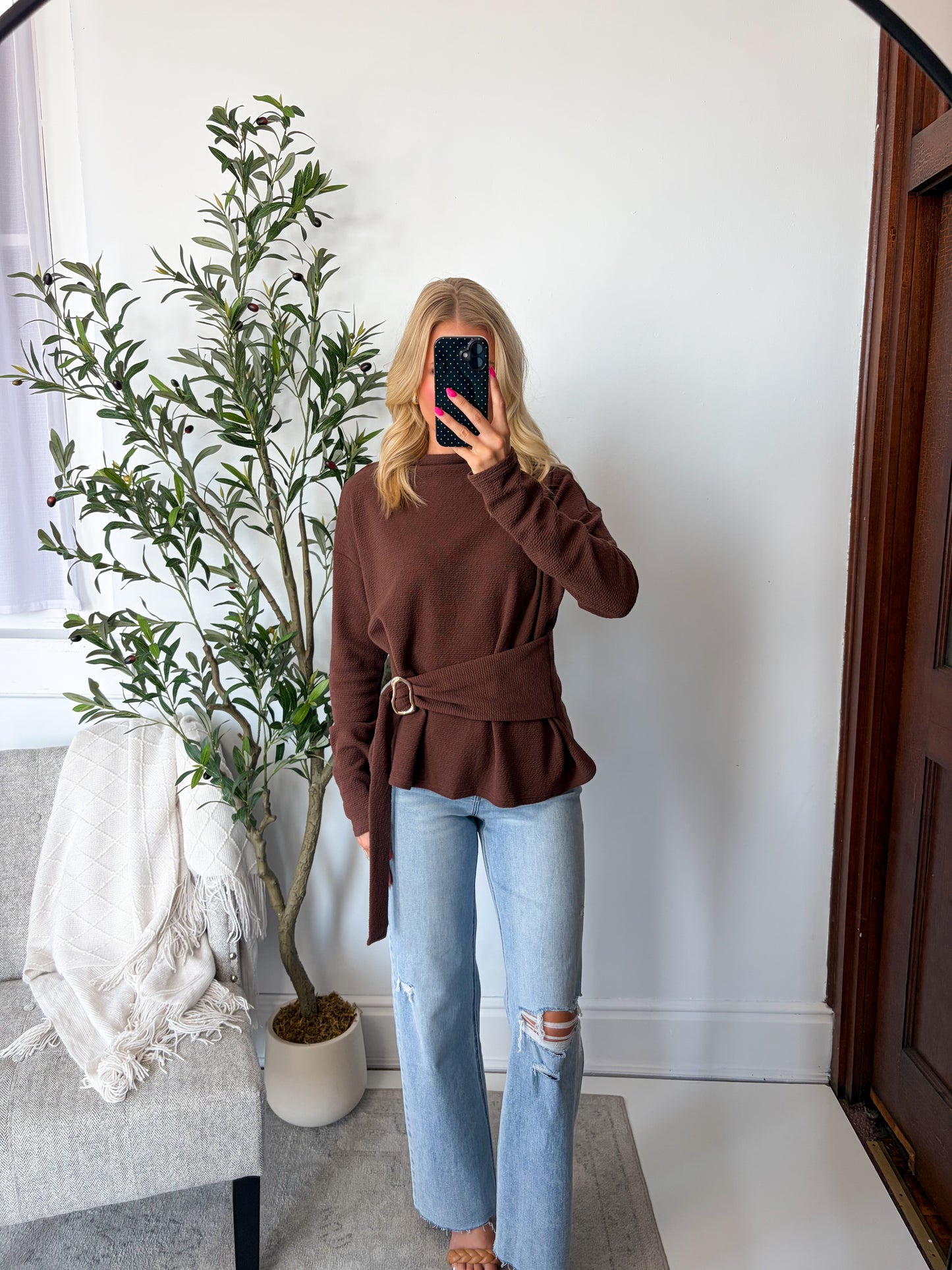 London Belted Top