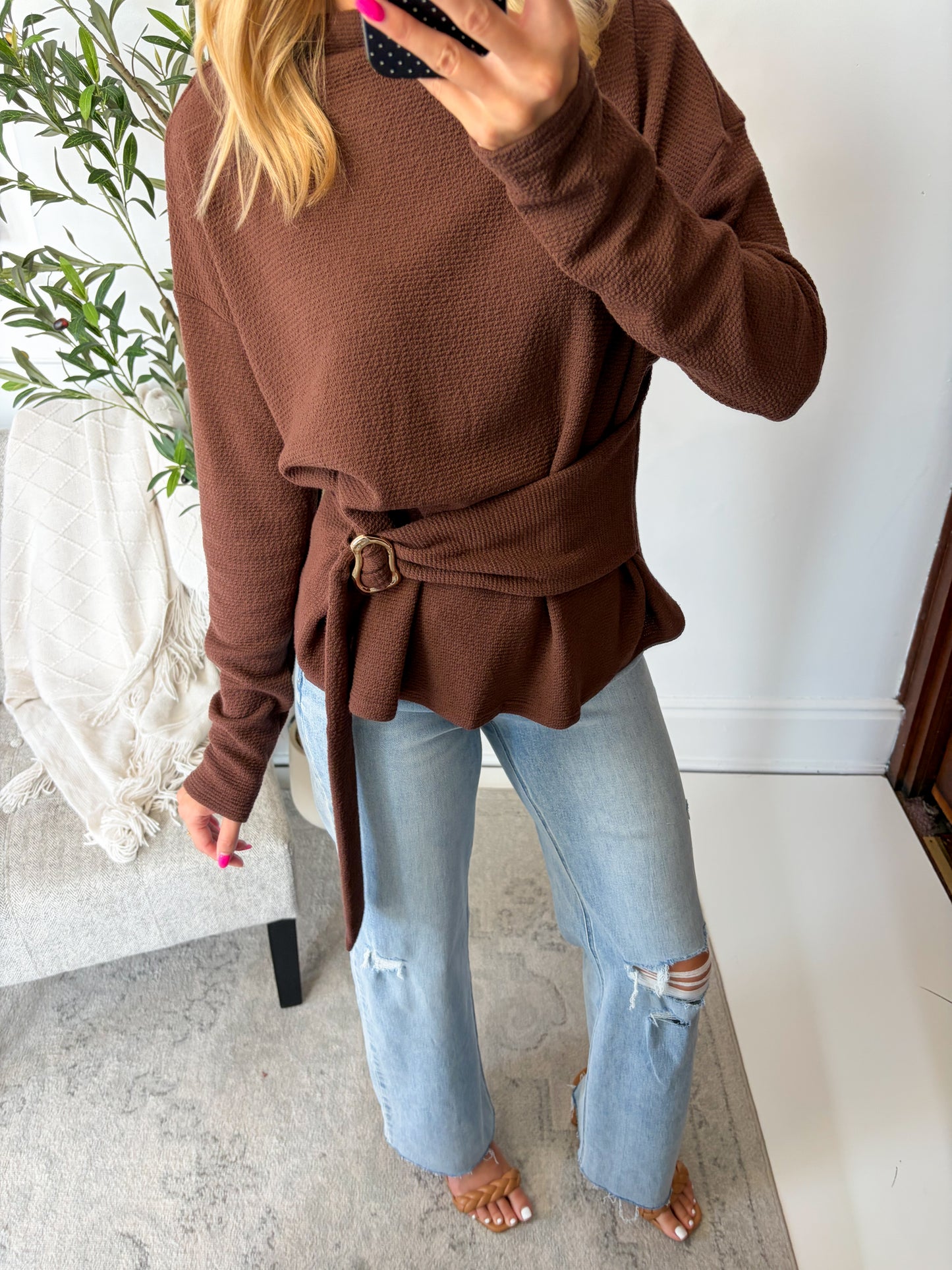 London Belted Top