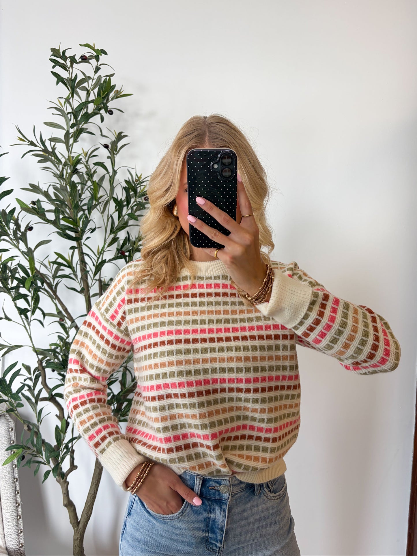Pop Of Color Sweater