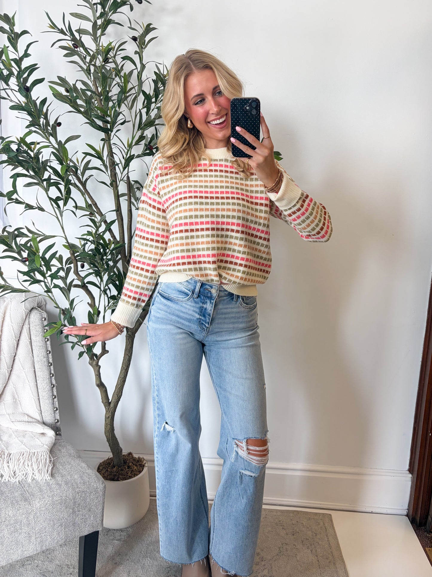 Pop Of Color Sweater