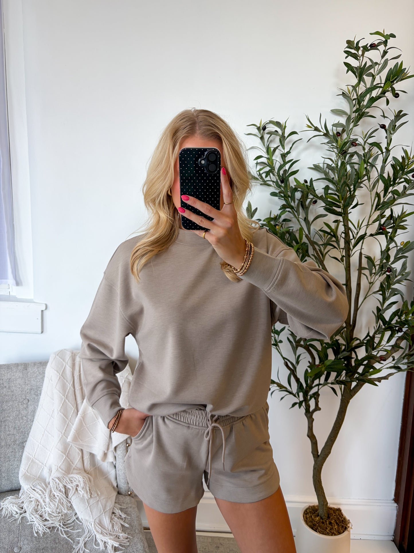 Ash Mocha Matching Set