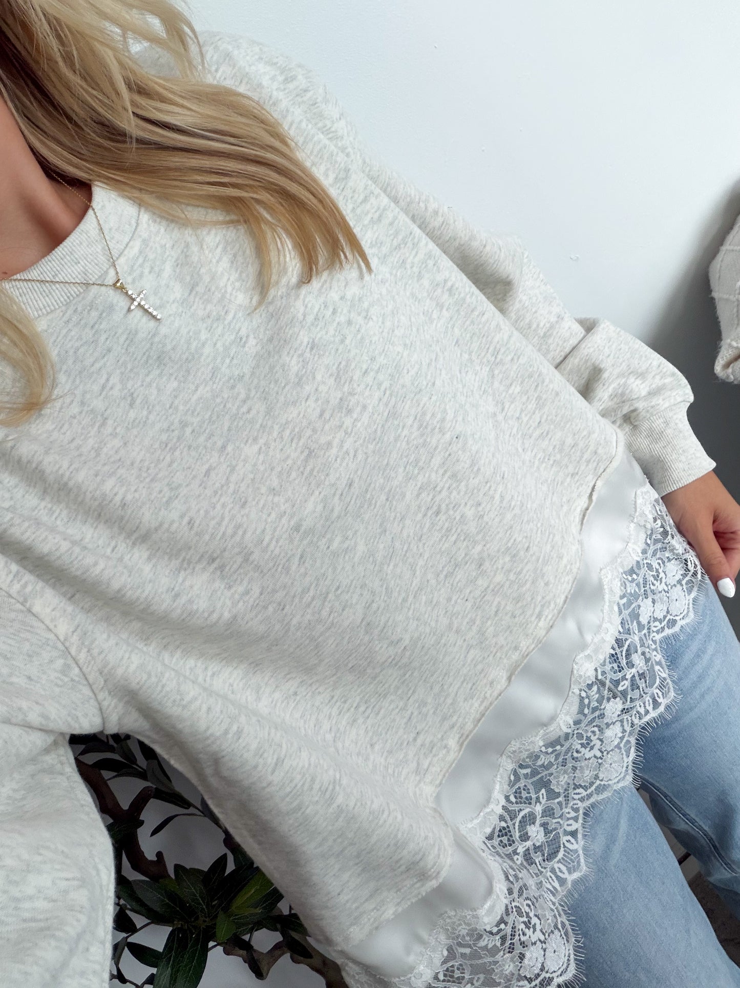 Wren Lace Trimmed Top