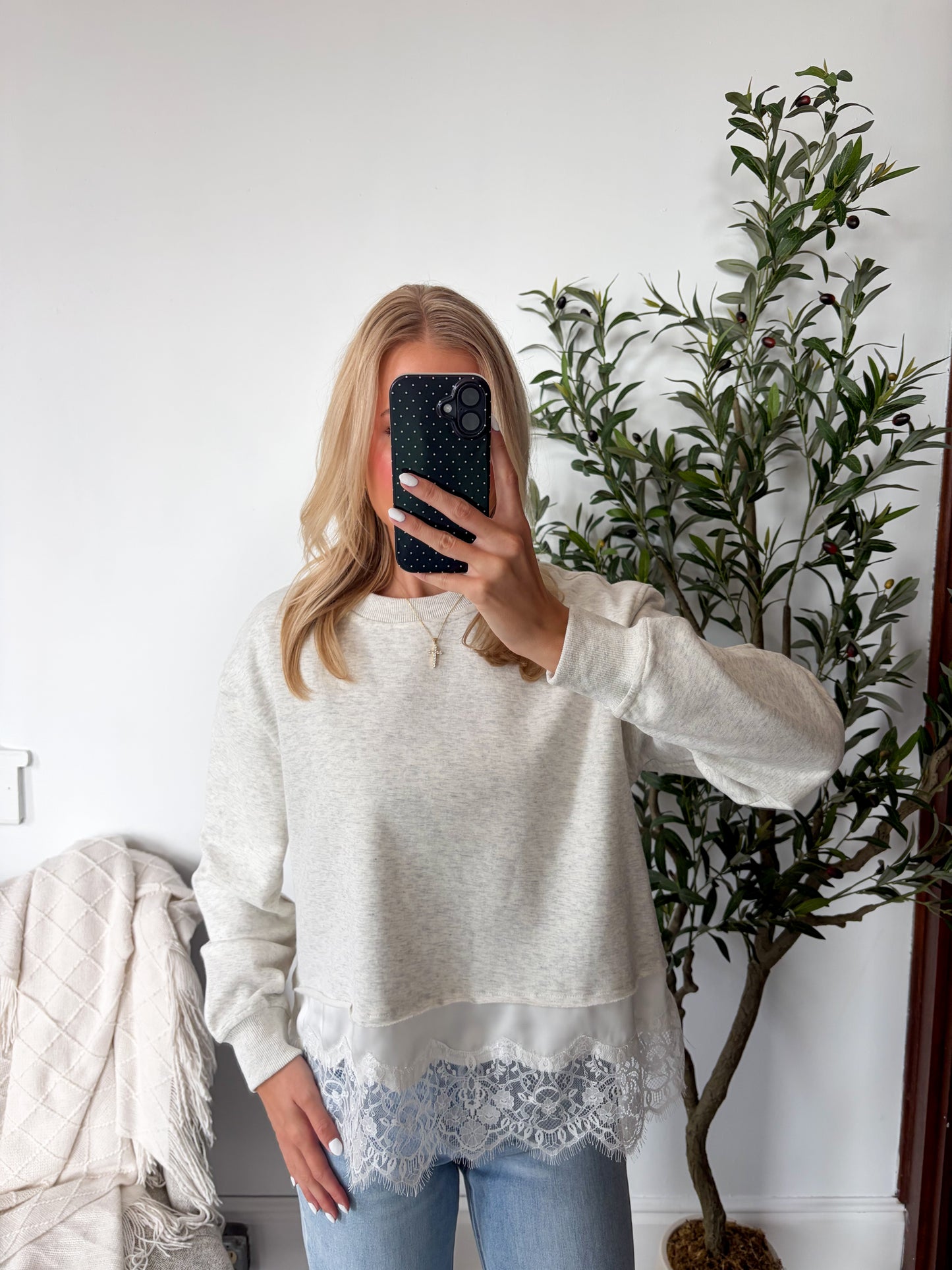 Wren Lace Trimmed Top