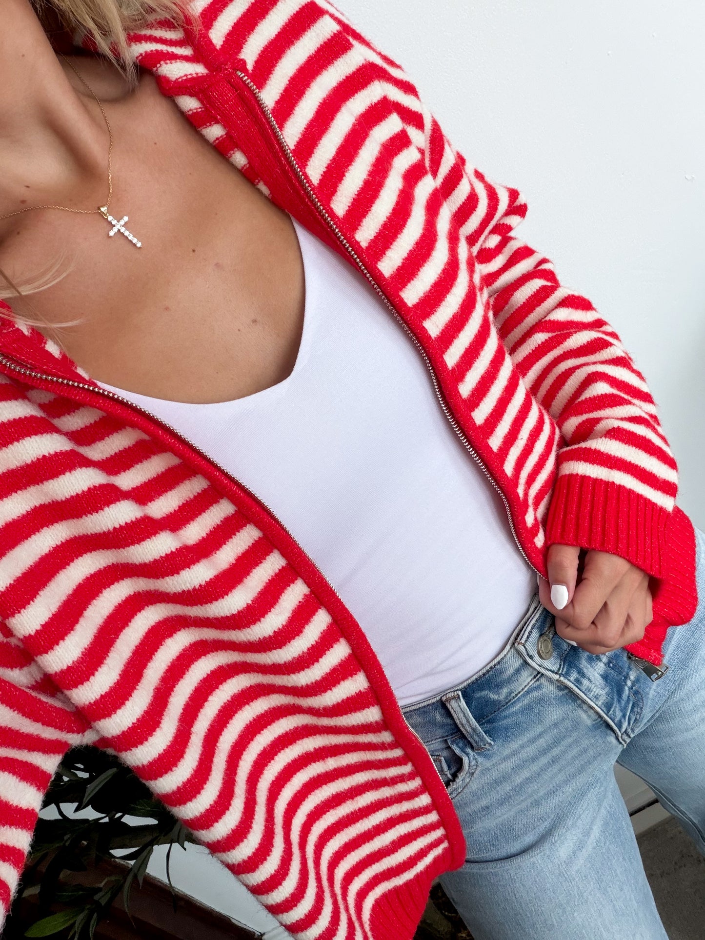 Scarlet Zip Up