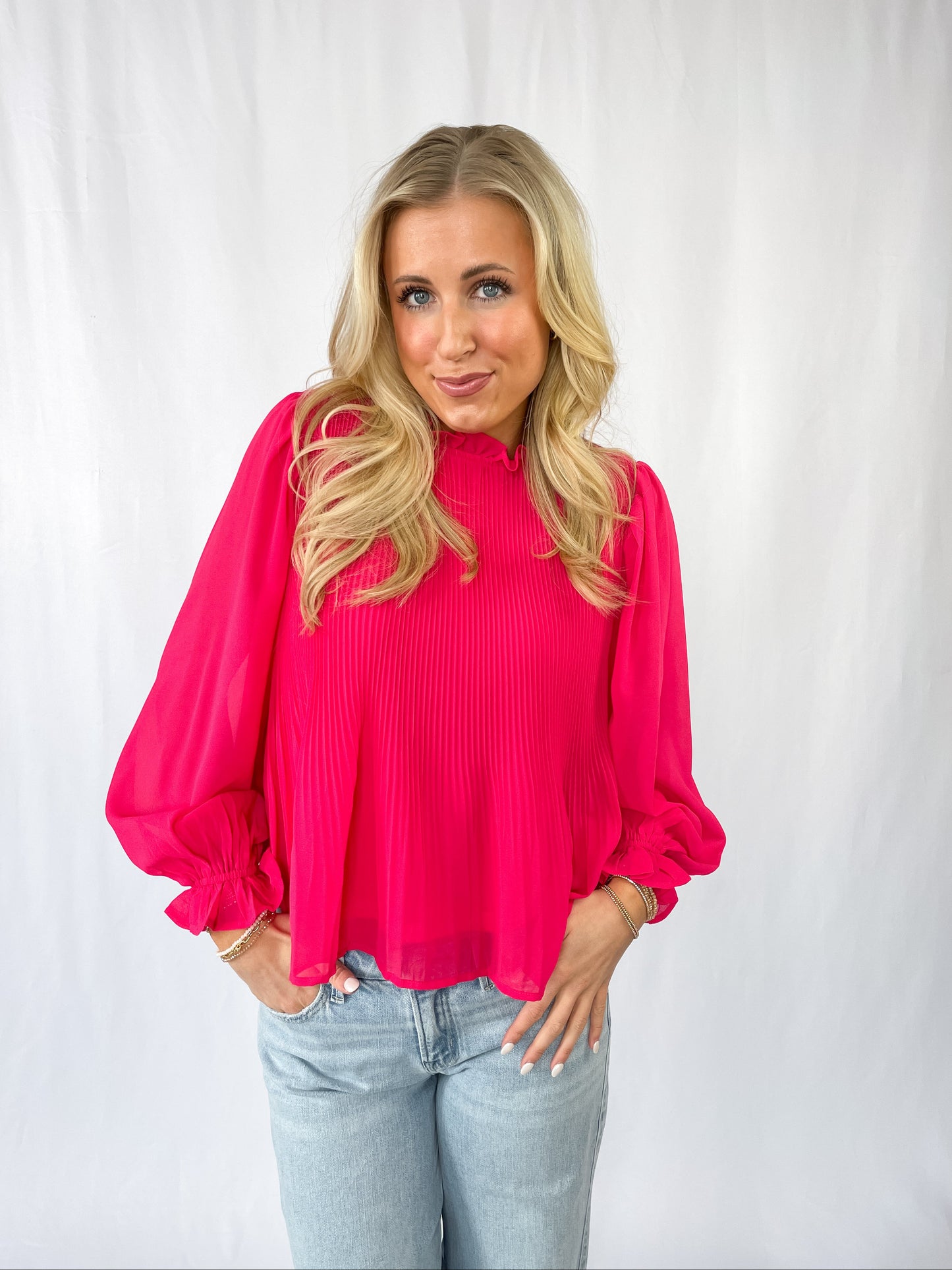 Pinkberry Ruffle Blouse