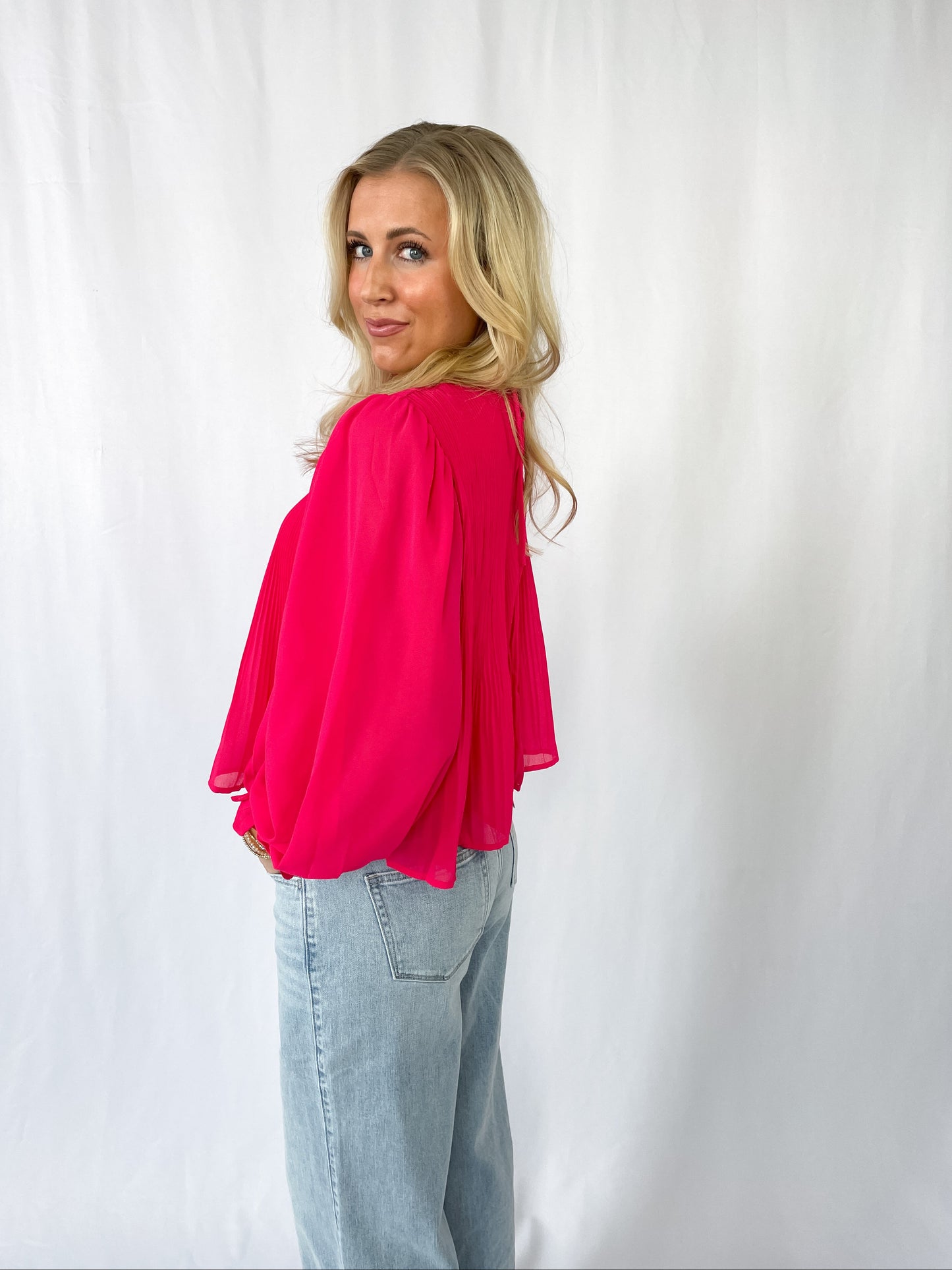 Pinkberry Ruffle Blouse
