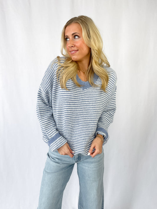 Jean Fine Line Sweater