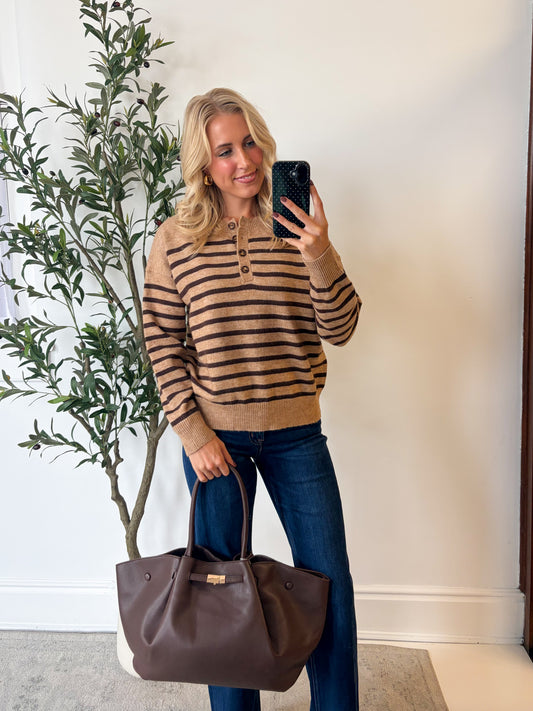 Autumn Brew Striped Sweater