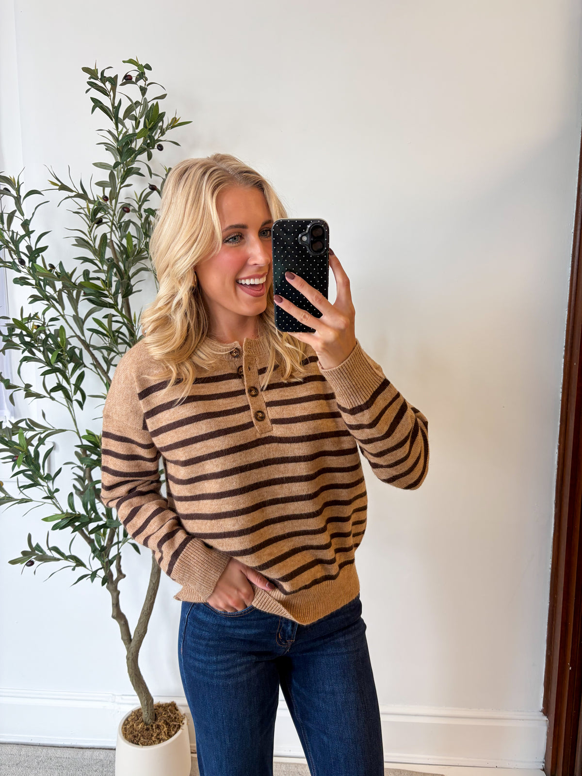 Autumn Brew Striped Sweater