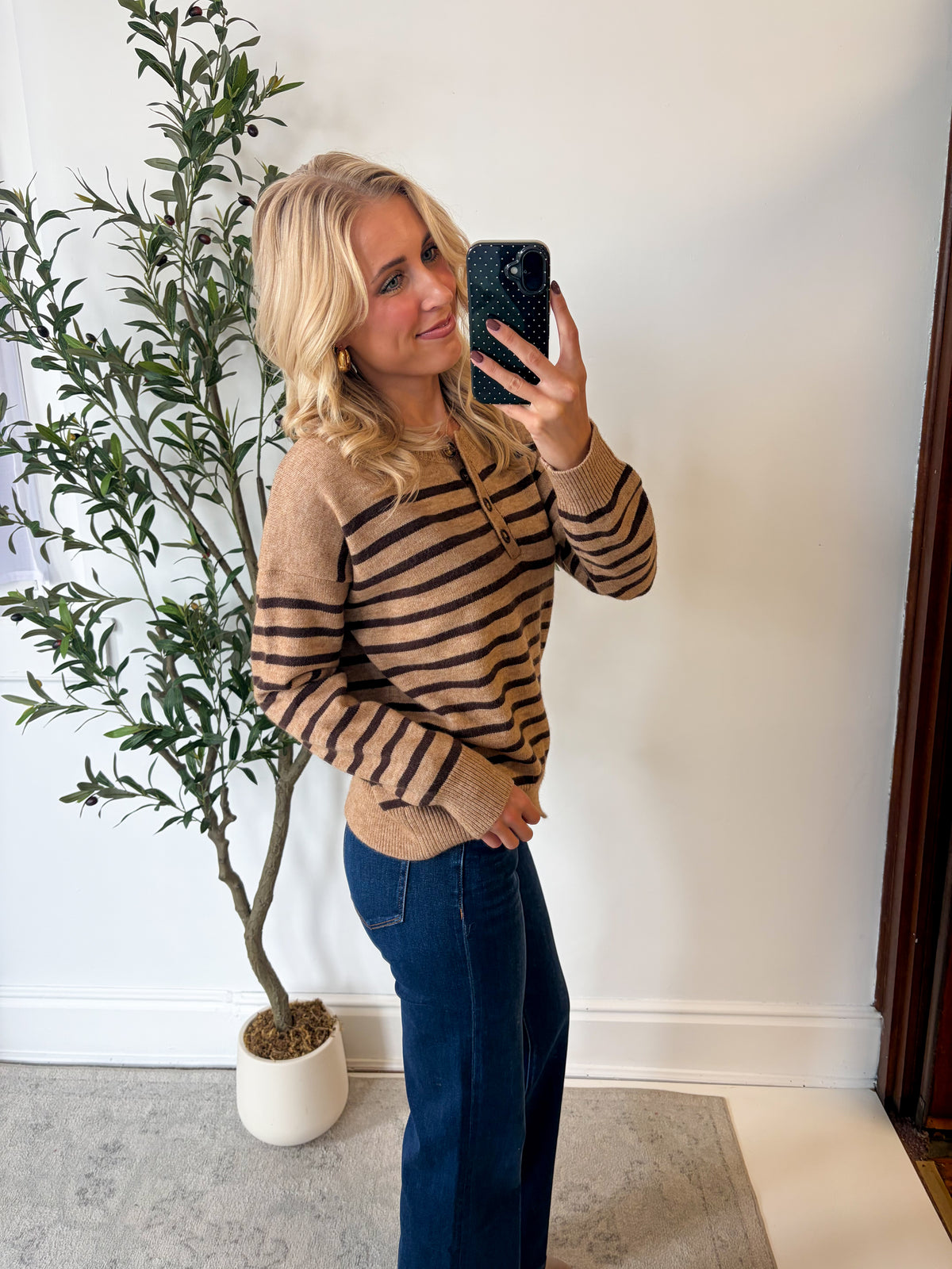 Autumn Brew Striped Sweater