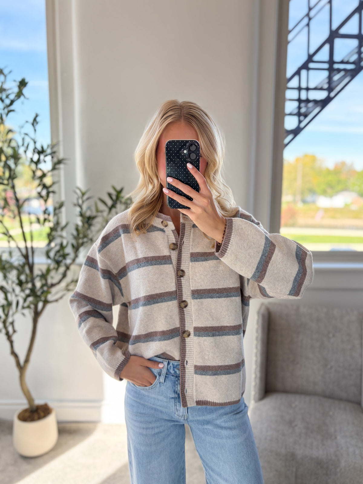 Anderson Stripe Button Down