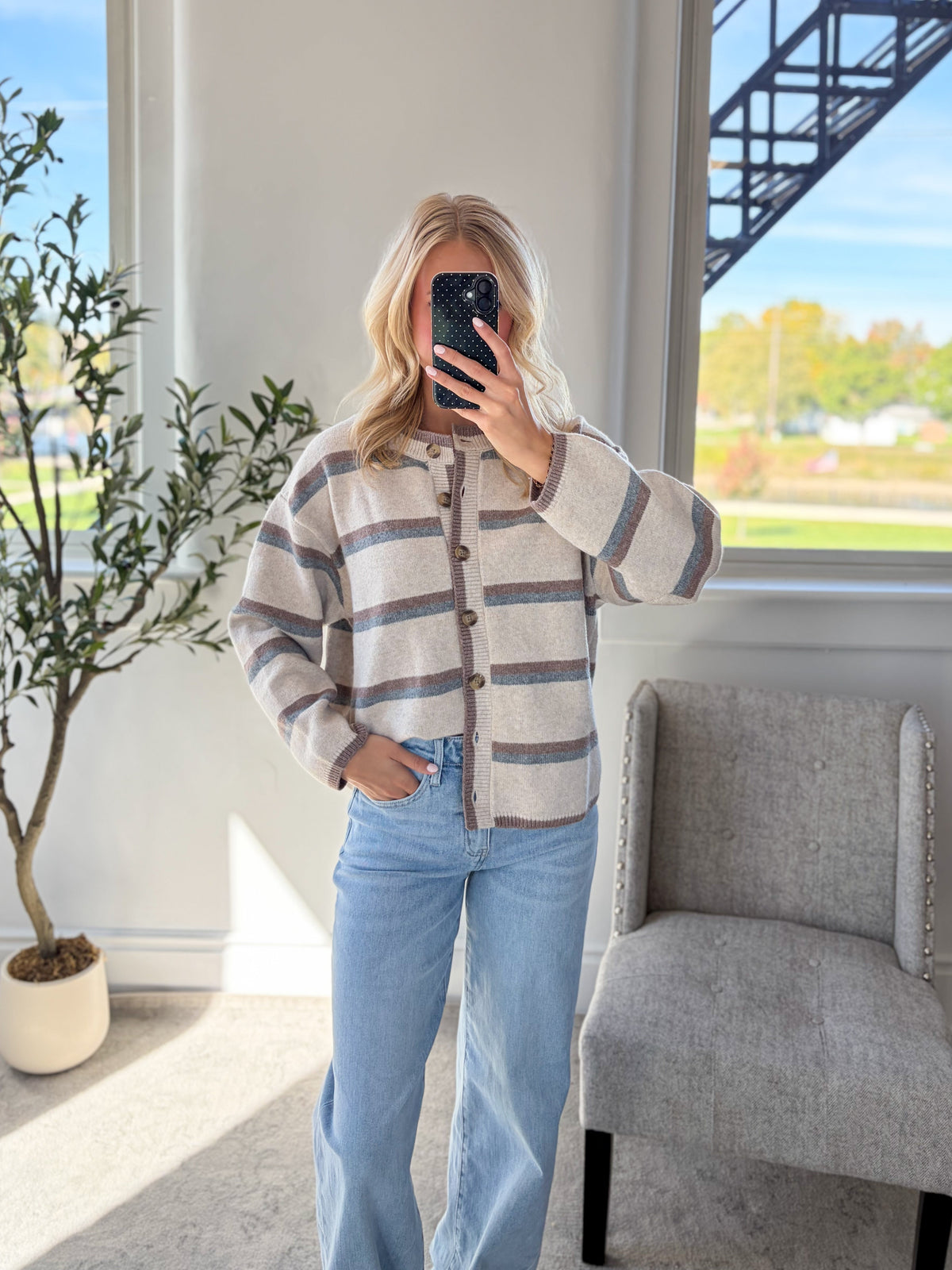 Anderson Stripe Button Down