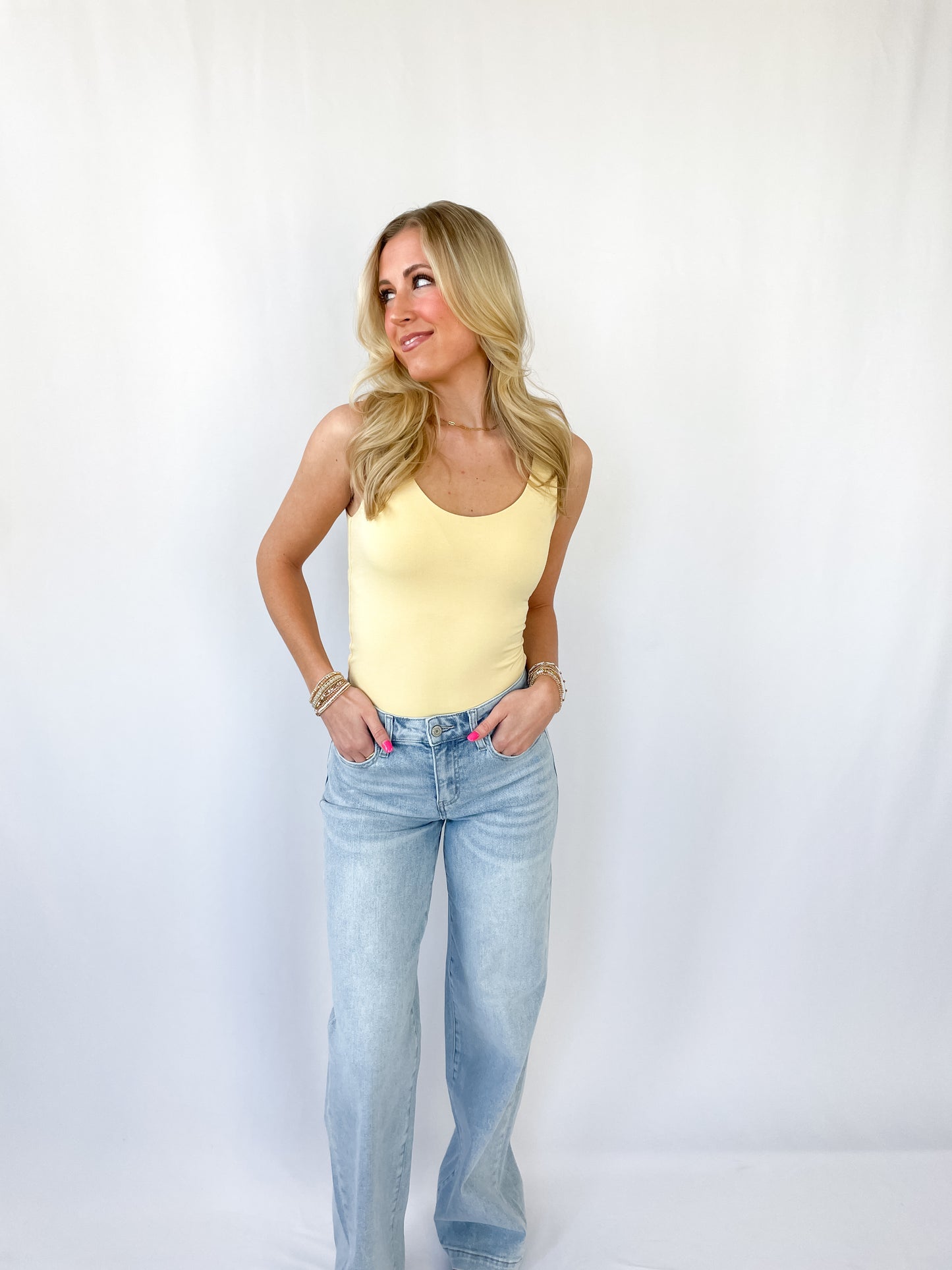 Core Scoop Tank (Butter Yellow)
