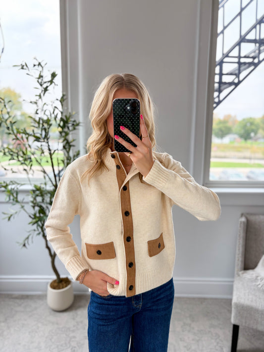 Sable Mock Neck Jacket