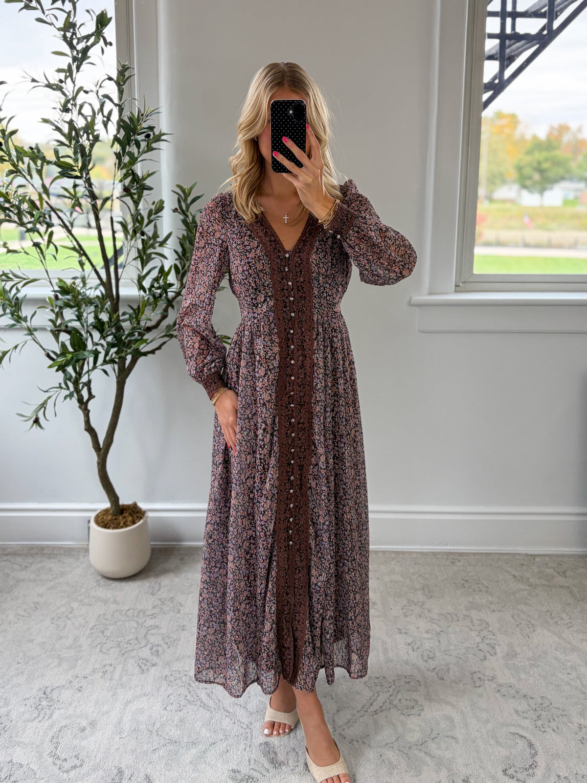 Maple Chai Maxi Dress