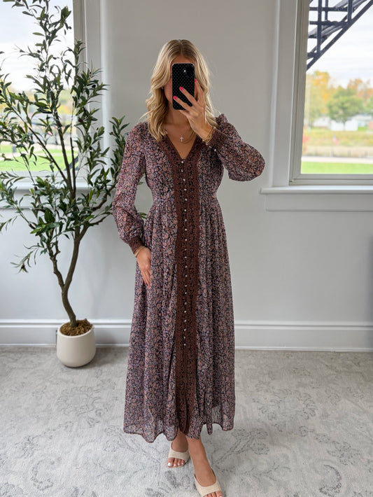 Maple Chai Maxi Dress