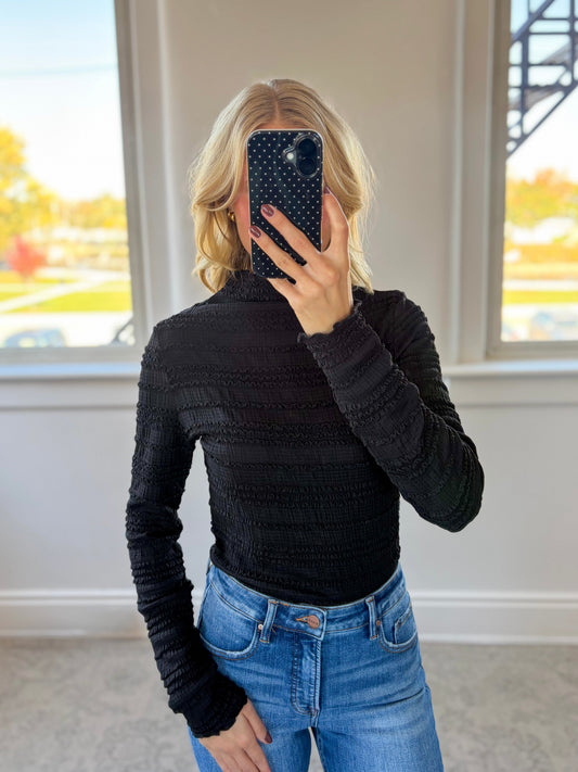 Simply Sophisticated Top (Black)