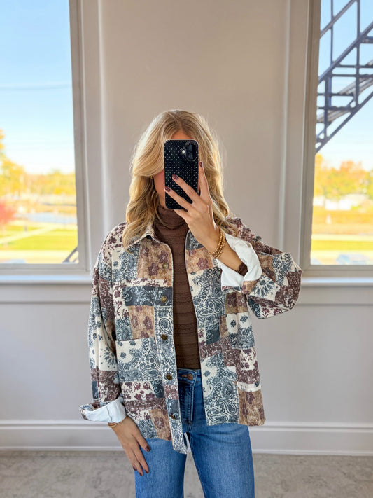 Vintage Patchwork Denim Jacket