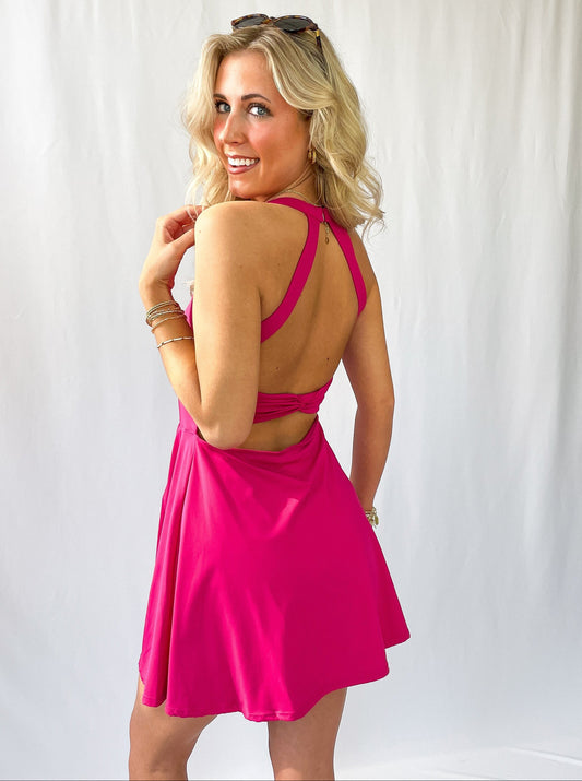 Plum Pink Active Dress