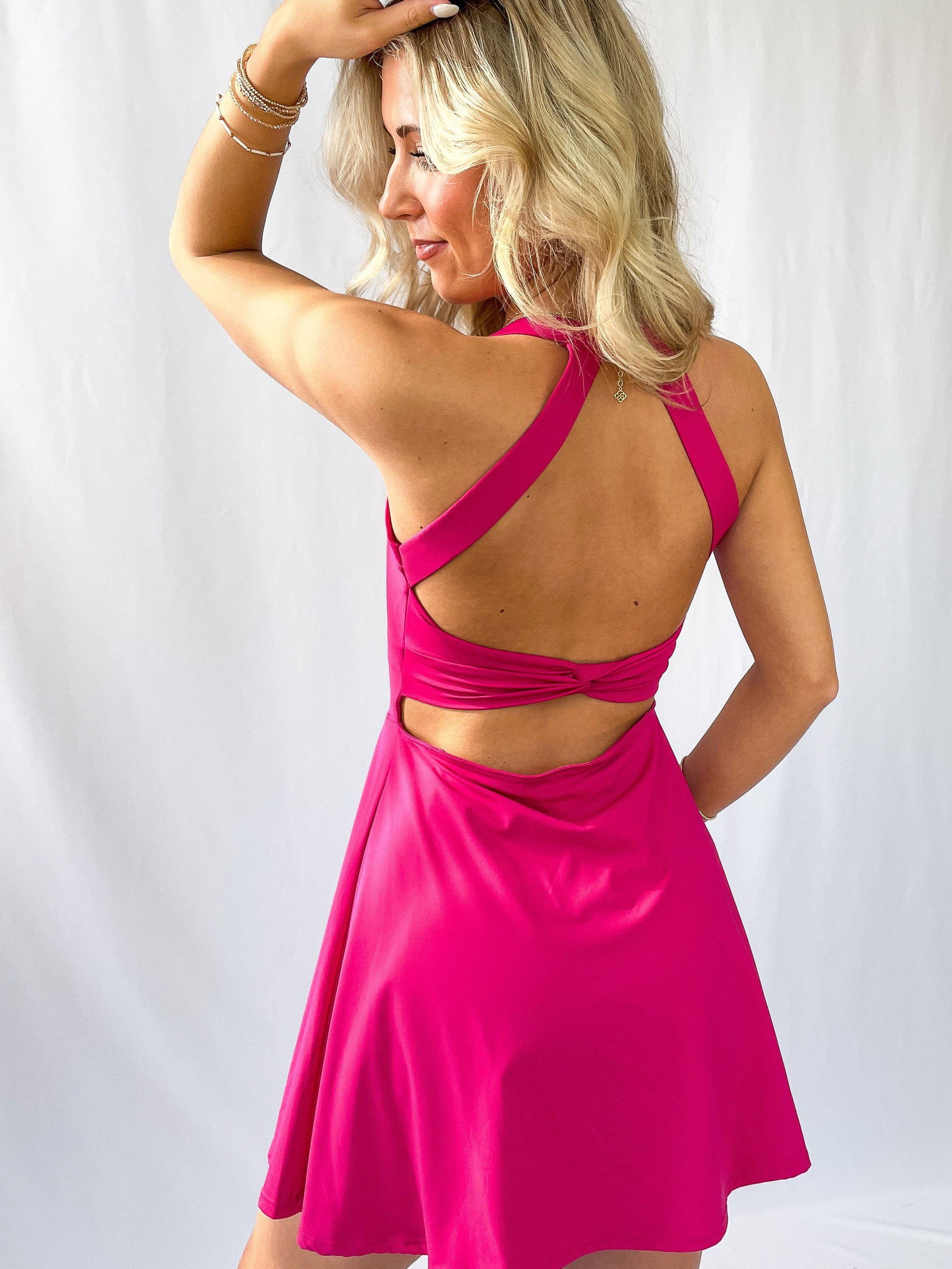 Plum Pink Active Dress