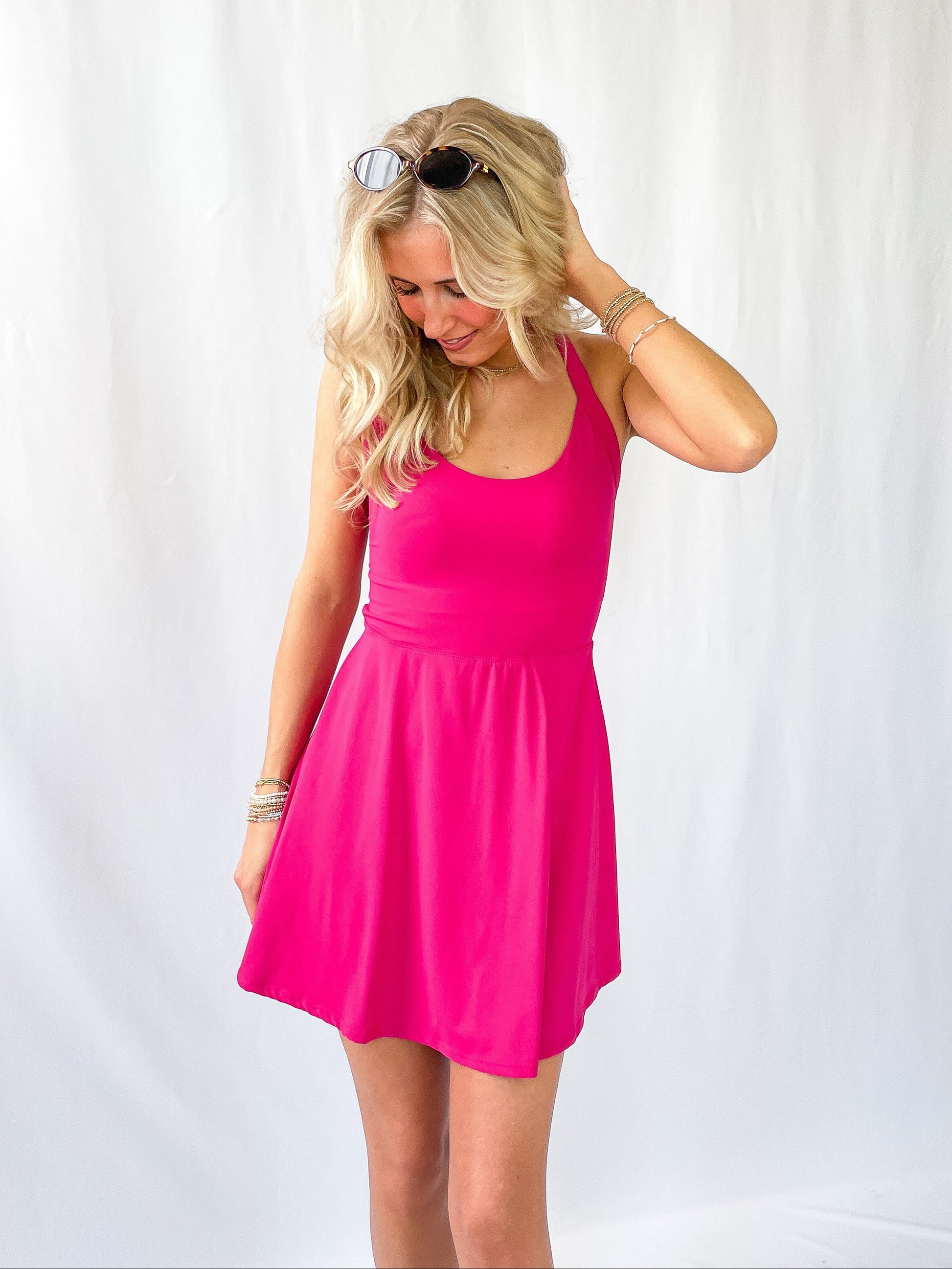 Plum Pink Active Dress