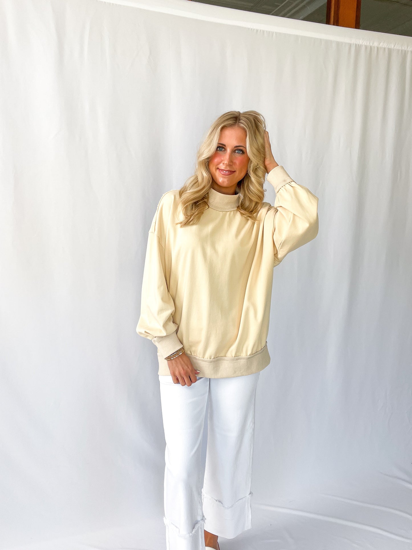 Oat Mock Neck