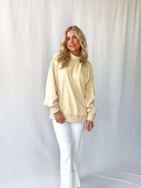 Oat Mock Neck