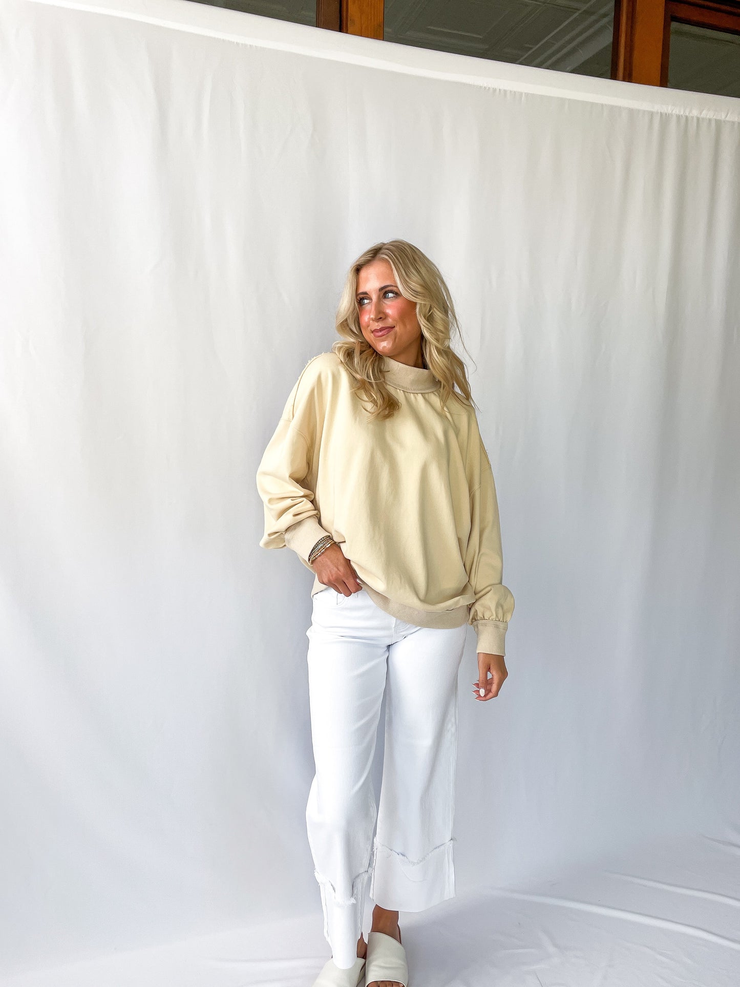 Oat Mock Neck