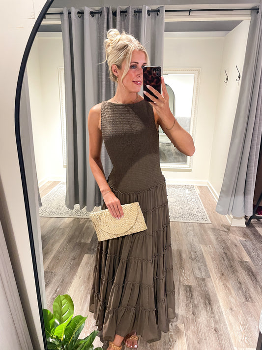 Cocoa Drop Waist Maxi
