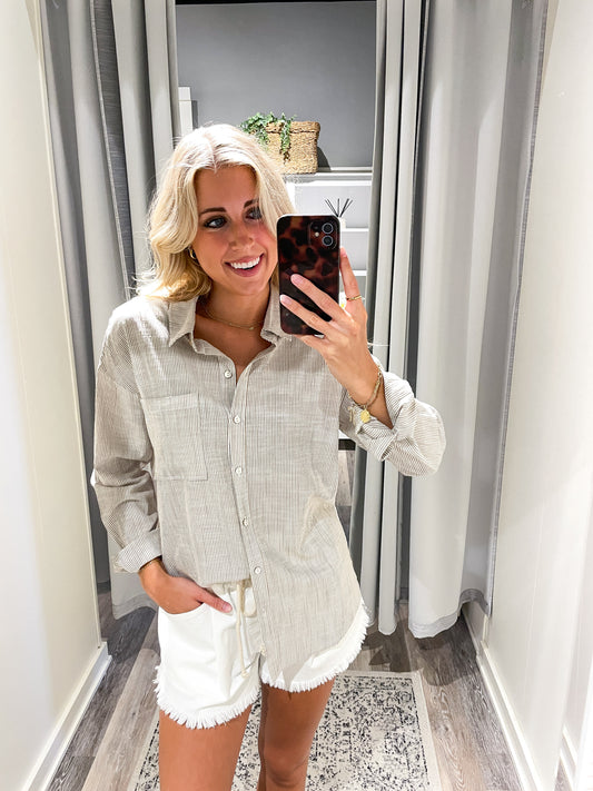 Aubrey Line Button Down