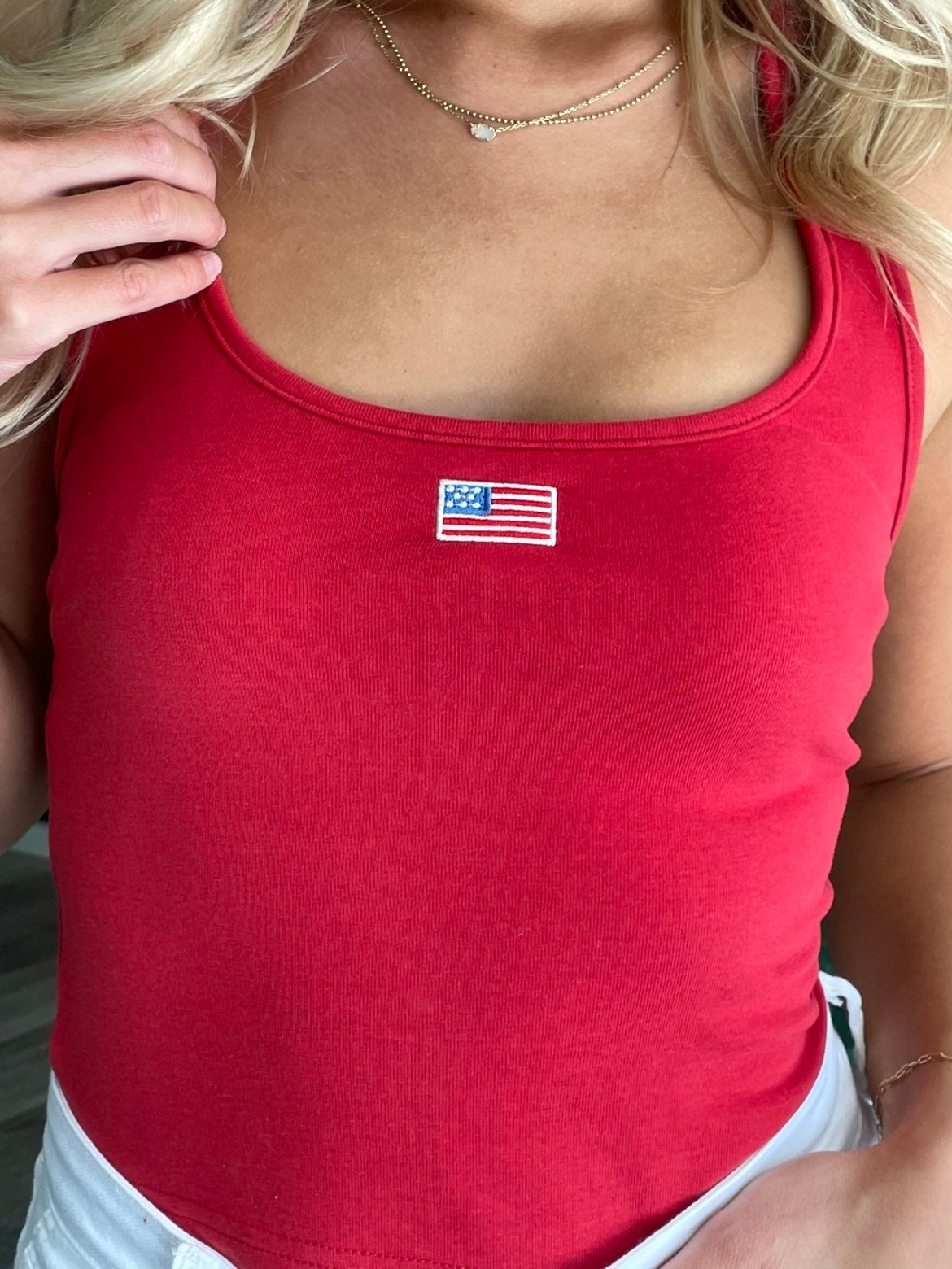 American Flag Halter Neck
