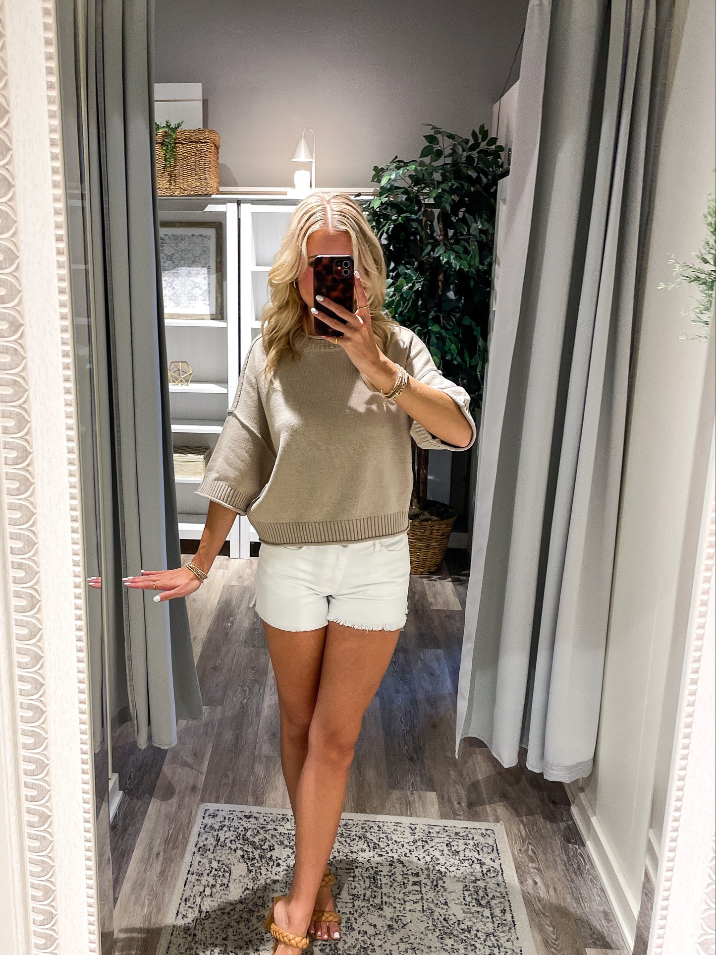 Oat Short Sleeve Knit